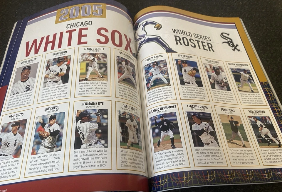 2005 World Series Official MLB Program Houston Astros vs Chicago White Sox MINT* - Image 3 of 4