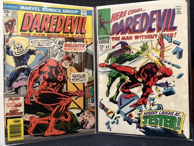 Daredevil #131 1st Bullseye & #42 1st Jester FN/ VG Marvel Lot - See Description