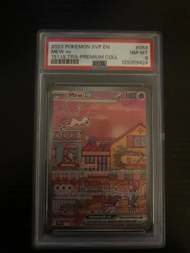 2023 POKÉMON SVP EN MEW EX 151 PREMIUM COLL #053 PSA 8