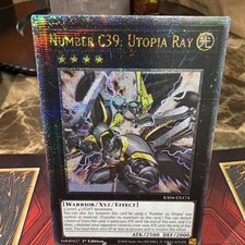 YUGIOH Number C39: Utopia Ray QUARTER CENTURY SECRET Rare NM RA04-EN174 qcsr