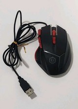 CYBERPOWER PC GAMING OPTICAL MOUSE, Wired, Black / Red 8 Botton WORKS