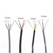 UL2547 Abgeschirmtes Kabel Kopfh&ouml;rer Audiosignal 22/24/26/28AWG Draht 2/3/4 Core