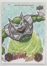 2018 Upper Deck Marvel Ant-Man & The Wasp 1/1 Sergio Azevedo Auto Sketch 8nw
