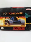 Top Gear (Super Nintendo Entertainment System, 1992) CIB. Tested Working Read!!