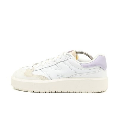 New Balance Damen CT302SL Schuh Weiß Lila Beige Leder CT302 Sneaker EU 42