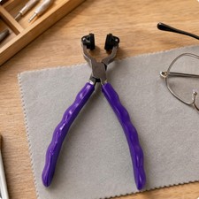 Brillenreparaturzange Mit Gepolsterten Grifffl&auml;chen, Ergonomisch