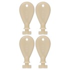 4-teiliger Ersatzschlüssel für Toilettenpapierspender –