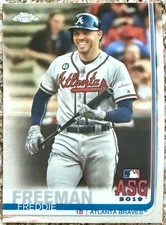2019 Topps Chrome Update FREDDIE FREEMAN ASG Insert #69