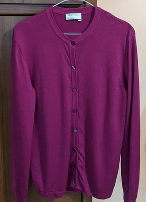 Ladies Peter Hahn Jumper Purple Wool Other