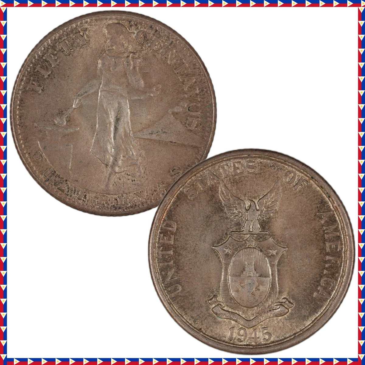 Circulated 1945 Year U.S. Philippine Coins (1898-1946) for sale | eBay