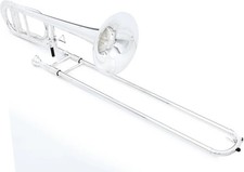 Eastman ETB428GS Intermediate Performance Trombone - Silver Plated with Gold