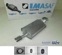Imasaf ESD Auspuff Endtopf für Mitsubishi Carisma + Volvo S40 I V40 Kombi