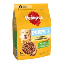 Pedigree Complete Junior/Puppy Dry Dog Food 3kg - Poultry and Vegetables 6.04 per kilo
