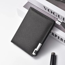 Vintage PU Leather Men's Wallet with Hasp Business ID Card Holder Case Male Shor