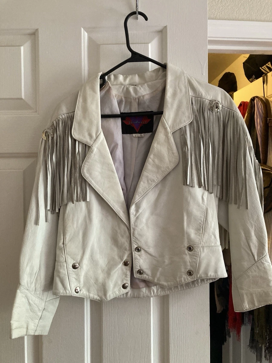 White Leather Vintage Coats, Jackets & Vests for Women for sale | eBay