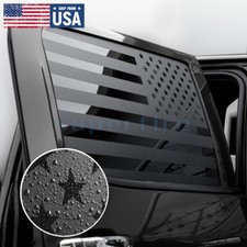 Usa Flag Rear Side Window Sticker Decal For Gmc Sierra Chevy Silverado 2014-2018