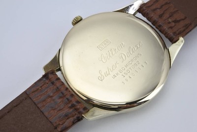 Citizen Super Deluxe 1507092 Vintage 1963 14K Manual Winding Mens