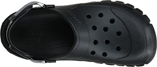 Zueco deportivo todoterreno Crocs unisex, negro/grafito, EE. UU. M9/W11 (5832)* - Imagen 3 de 6