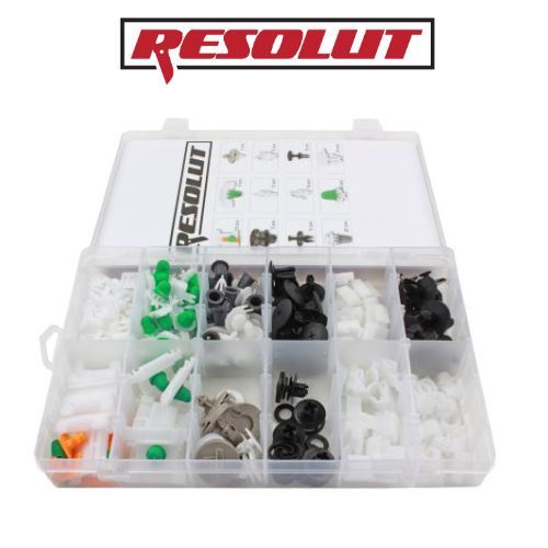 RESOLUT Audi Assorted Trim Clips 160 Pieces 9039