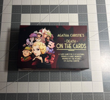AGATHA CHRISTIE: DEATH ON THE CARDS. ‘New’ Open Box Sealed Cards