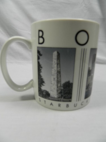 STARBUCKS 2003 BOSTON CITY SCENES, BARISTA SERIES, 18 oz COFFEE CUP MUG - Afbeelding 1 van 5