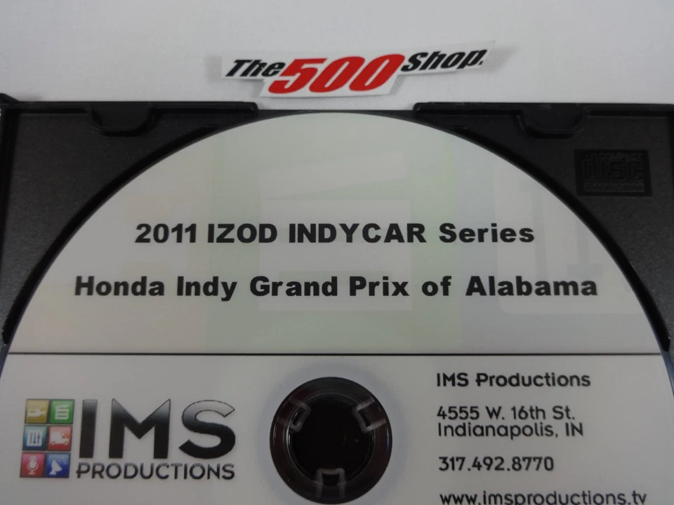 DVD de carrera completa Firestone Indy Lights Grand Prix of Alabama 2011 Newgarden Daly Foto 4 de 4