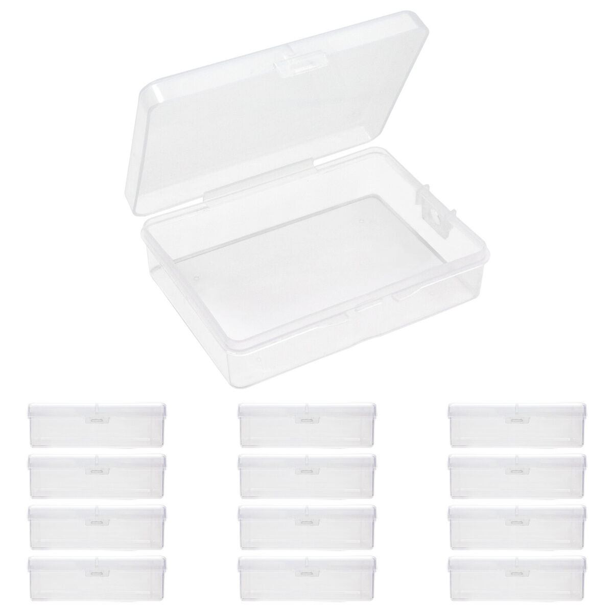 3.5x2.6x1.1 Inches Small Clear Plastic Box Storage Containers