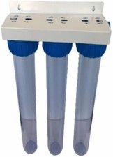 Batteria da tre tazze Porta Filtro 20" compreso di staffa e chiave