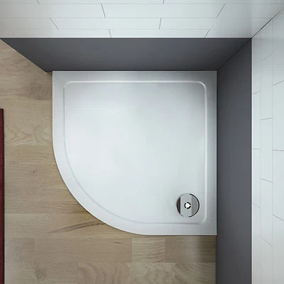 AICA Quadrant Shower Stone Tray 800x800 Height 30mm For Shower Enclosure Door Cubicle