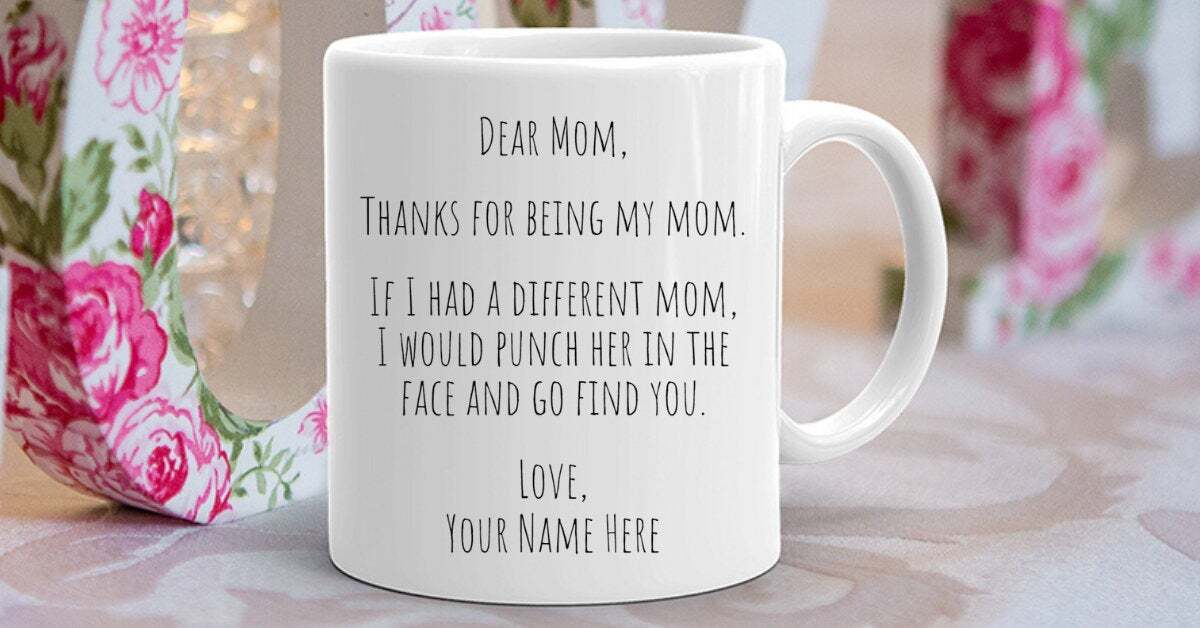 Gag Gift Cup From Favorite Child Gifts For Moms Who Like Fun Gifts To Give Your