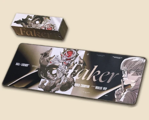 Hot of Legends LOL Hall of Fame Faker Mouse Pad with Full Package Lock Edges - Picture 6 of 8