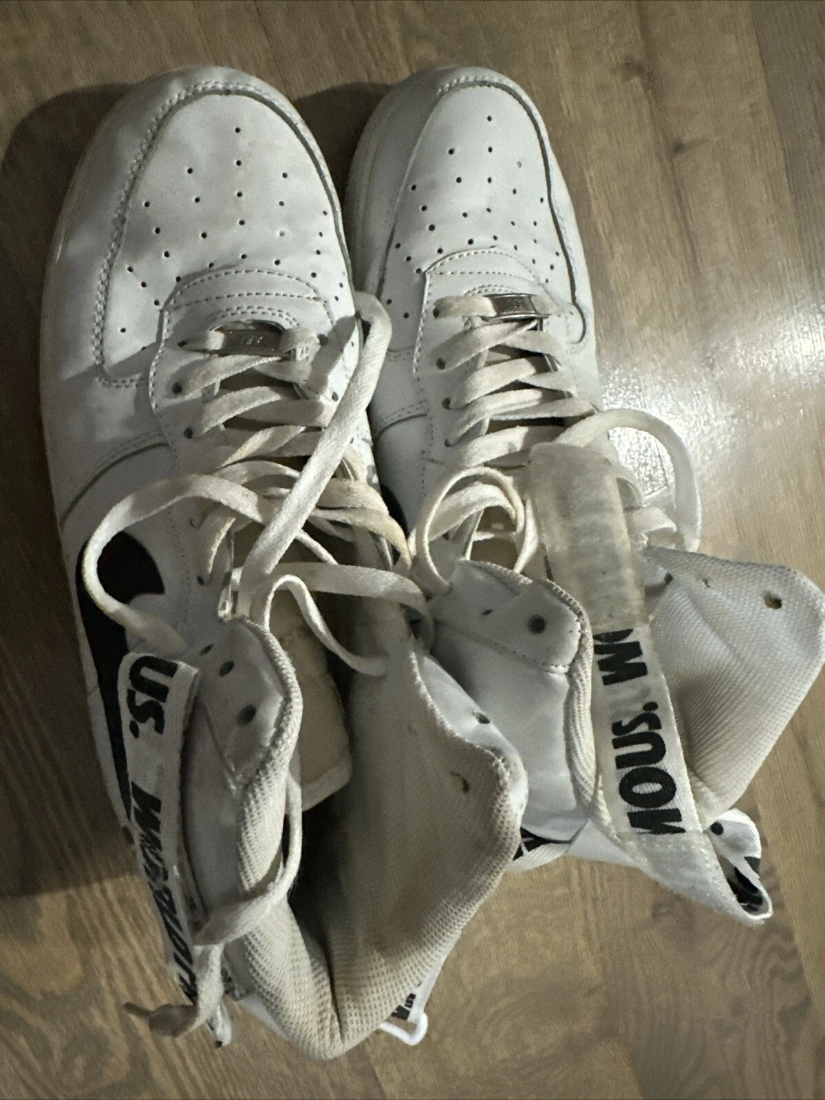 Taille 12   Nike Air Force 1 High Supreme x Supreme Blanc 2014