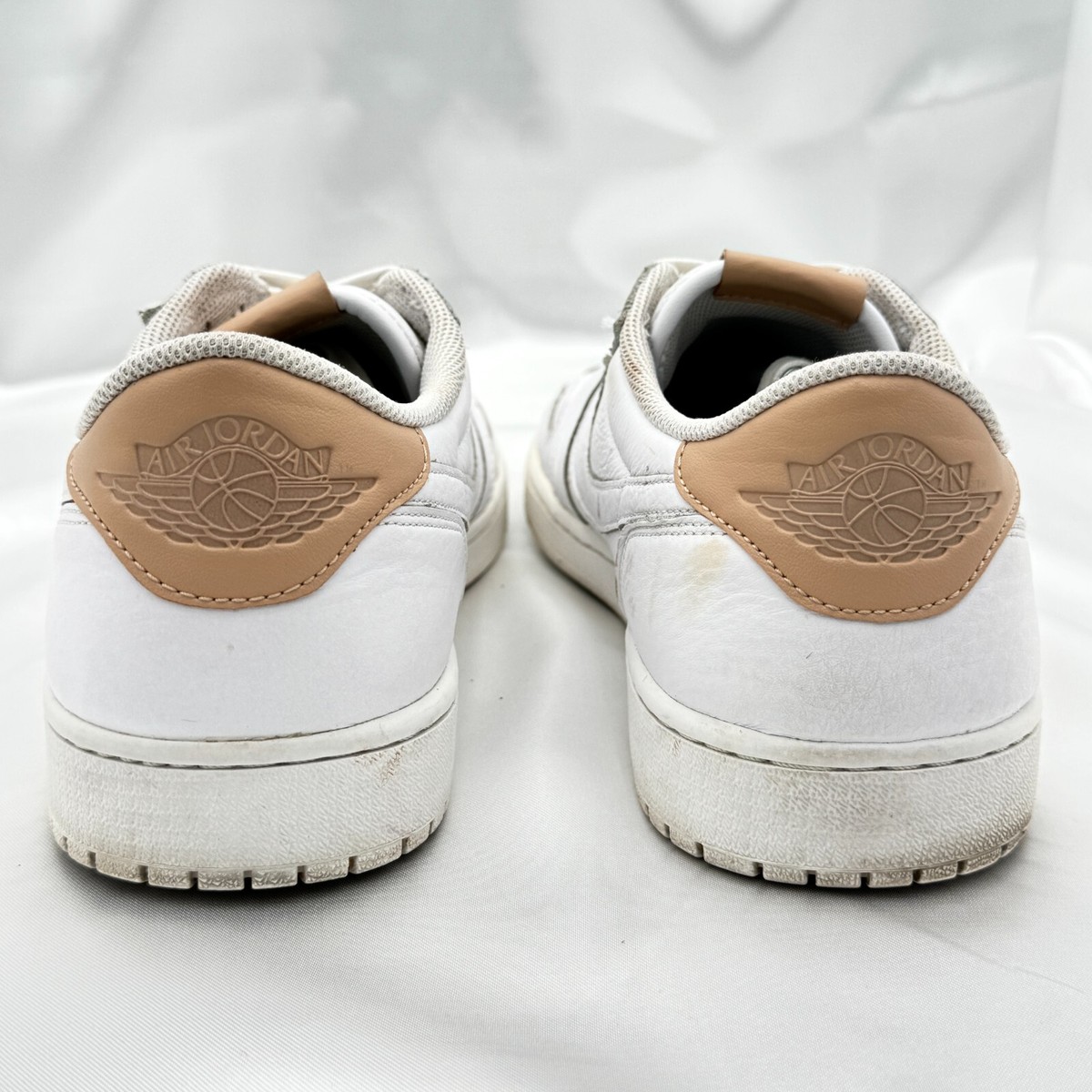 Nike Air Jordan 1 Retro Low OG 17' White Vachetta Tan Men's 13