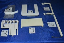 SEWING MACHINE PARTS EXTENSION TABLE/SIDE COVER/THREAD GUIDE/HANDLES USED/NEW