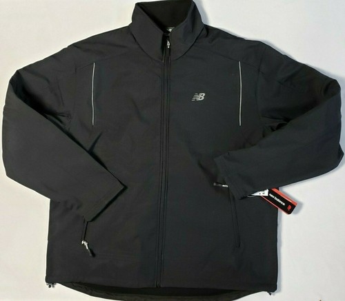 New Balance Jacket Coat Men's Black Size Large Tall Midweight New - Picture 2 of 8