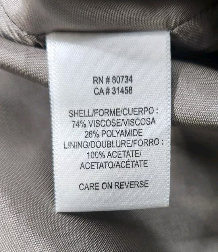 BCBG MAXAZRIA Size 8 Pewter Kailin Pleated Skirt Womens Metallic