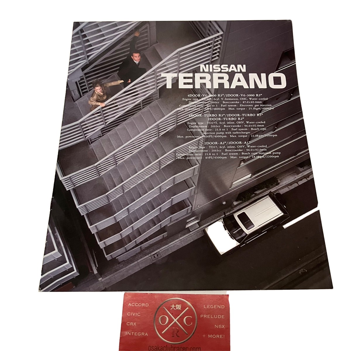 WD21 Nissan Terrano Brochure JDM Rare Catalog Pathfinder R3M R2M