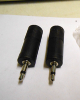 2 StüCk ,Audio Adapter 3,5Mm Mono Klinkenstecker Auf 6,3 Mm Stereo Klinkenbuchse