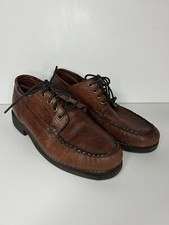 Gokey Oxford Leather Shoes 8.5 D Vibram Sole Made In USA