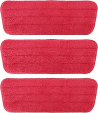 Microfiber Mop Pad Refills for Rubbermaid, Swiffer, Libman - 3 Pack