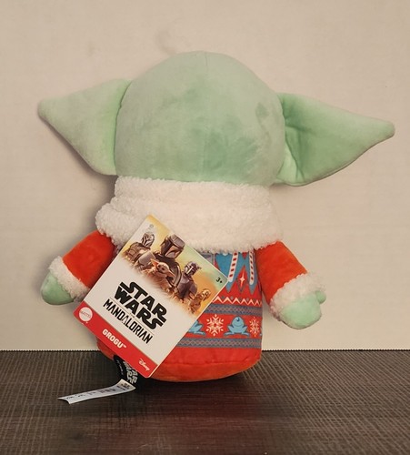 DISNEY STAR WARS THE MANDALORIAN 8" GROGU CHRISTMAS HOLIDAY PLUSH 2023 - Picture 2 of 3