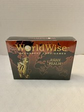 World Wise Geography Card Games Asian Realm 2001 Learning Educational NEW