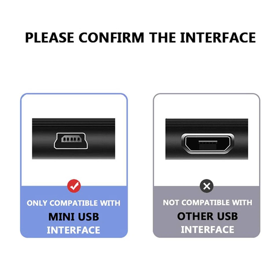 4ft Mini USB Cable for Sony DCR-SR37E DCR-SR38E DCR-SR47E DCR-SR48E DCR-SR68E - Image 2 of 4