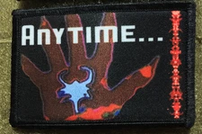 PREDATOR Anytime Morale Patch Tactical ARMY Hook Military USA Badge Flag