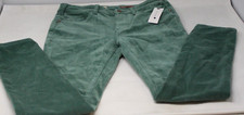 Anthropologie Pilcro High Rise Skinny Corduroy Stretch Jeans Womens 26 Green NWT