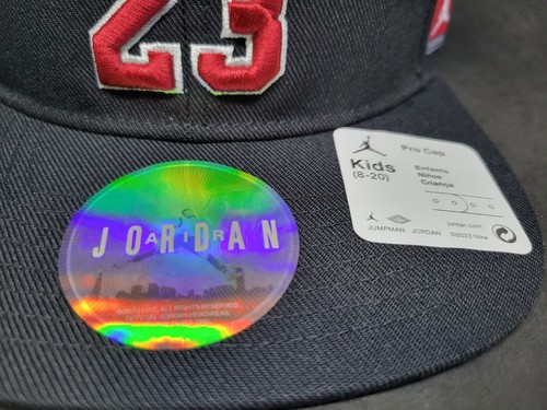 Jordan Nike Pro Cap Jumpman Snapback Hat Black Jumpman Youth Boy’s (8- 20) - Picture 3 of 10