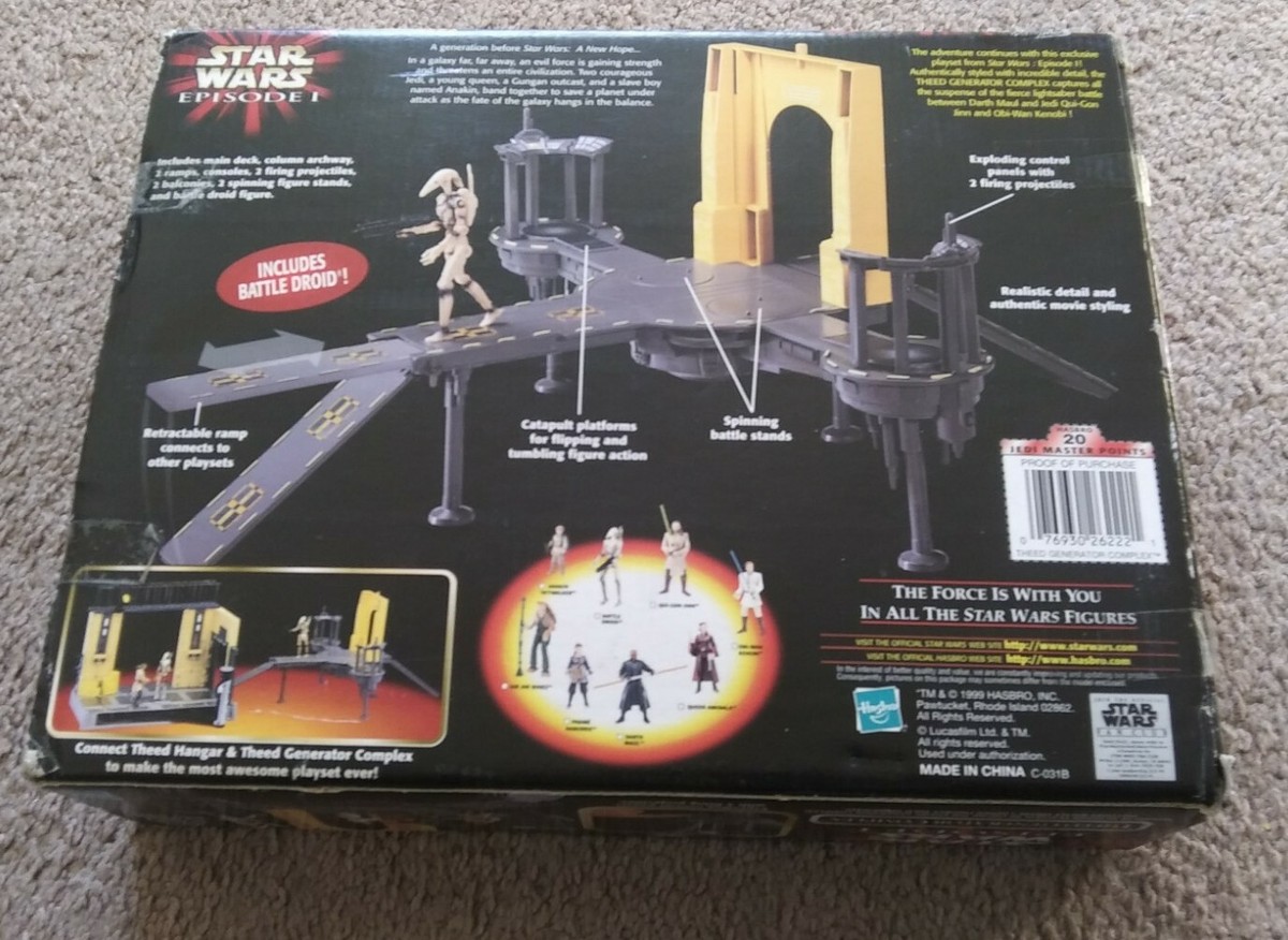 スターウォーズ　エピソード1  THEED GENERATOR COMPLEX Hasbro Star Wars Episode 1 Theed Generator Complex Playset
