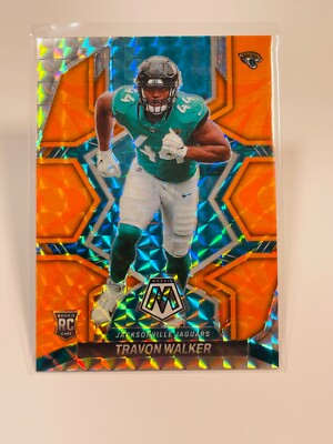 TRAVON WALKER 2022 Panini Mosaic ORANGE REACTIVE RC Rookie #333 Jags | eBay