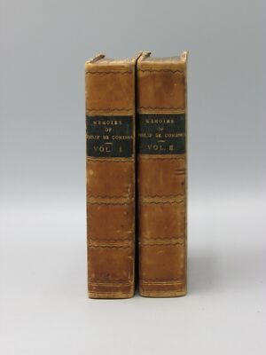 1923 MEMOIRS PHILIP DE COMINES LEWIS XI CHARLES VIII VOLUMES I II NEW ED BK151