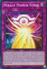 Yugioh! Mirage Mirror Force - LEDE-EN078 - Super Rare - 1st Edition Near Mint, E